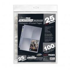 Ultra PRO Platinum Series 4-Pocket Pages (25 count retail pack)