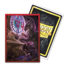 DS100 Brushed Art Valentine Dragon - Card Sleeves