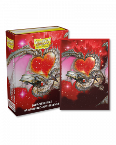 DS60J Brushed Art Valentine Dragon - Card Sleeves