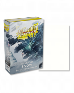 DS60J Matte DUAL - Snow - Card Sleeves
