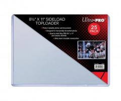 8-1/2" X 11" Side Load Toploader 25ct (sized to fit 8-1/2 x 11 card sleeves)