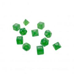 Eclipse 11 Dice Set: Lime Green