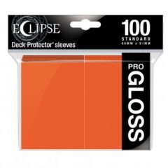 Eclipse Gloss Standard Sleeves: Pumpkin Orange