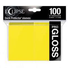 Eclipse Gloss Standard Sleeves: Lemon Yellow