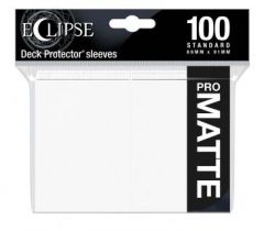 Eclipse Matte Standard Sleeves: Arctic White