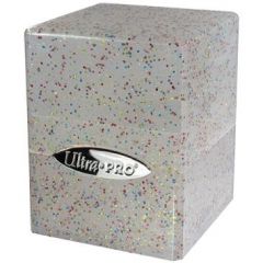 Satin Cube - Glitter Clear