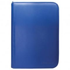 Vivid 4-Pocket Zippered PRO-Binder:  Blue