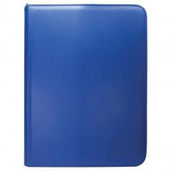 Vivid 9-Pocket Zippered PRO-Binder:  Blue