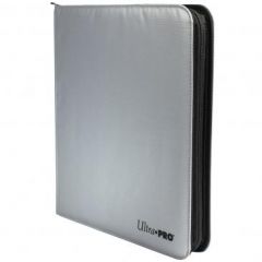 Ultra PRO 12-Pocket Zippered PRO-Binder:  Silver