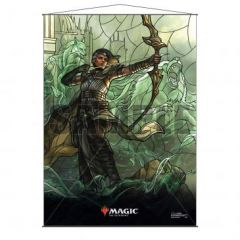 Stained Glass Planeswalkers Wall Scroll Vivien for Magic