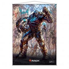 Stained Glass Planeswalkers Wall Scroll Karn  for Magic