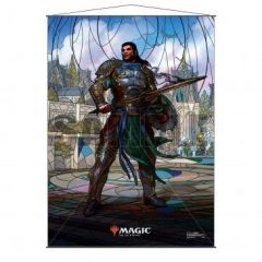 Stained Glass Planeswalkers Wall Scroll Gideon for Magic