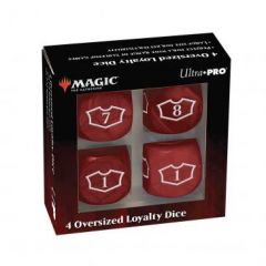 Deluxe 22MM Mountain Loyalty Dice Set with 7-12 for Magic: The Gathering
