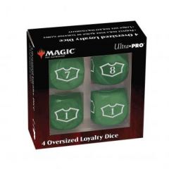 Deluxe 22MM Forest Loyalty Dice Set with 7-12 for Magic: The Gathering
