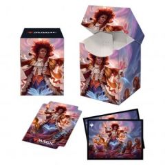 Zaffai, Thunder Conductor PRO 100+ Deck Box and 100ct sleeves featuring Prismari for Magic: The Gathering
