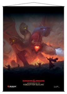 Adventures in the Forgotten Realms Wall Scroll V2 featuring Tiamat for Magic: The Gathering
