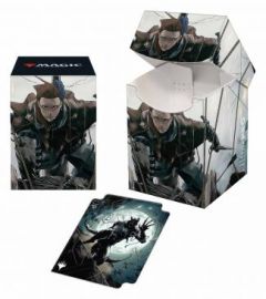 Innistrad Midnight Hunt 100+ Deck Box V2 featuring Suspicious Stowaway for Magic: The Gathering