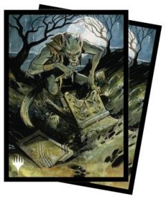 Innistrad Midnight Hunt 100ct Sleeves V3 featuring Graveyard Glutton for Magic: The Gathering