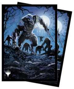 Innistrad Midnight Hunt 100ct Sleeves V5 featuring Tovolar, the Midnight Scourge for Magic: The Gathering