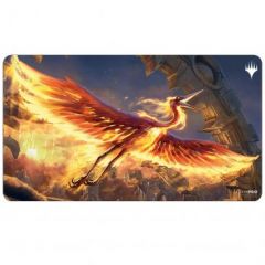 Innistrad Midnight Hunt Playmat C featuring Sunstreak Phoenix for Magic: The Gathering