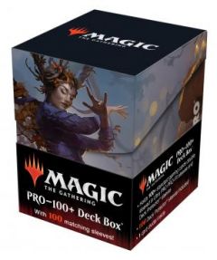 Commander Innistrad Midnight Hunt PRO 100+ Deck Box and 100ct sleeves V1 featuring Leinore, Autumn Sovereign for Magic: The Gath