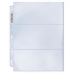 3-Pocket Platinum Page with 3-1/2" X 7-1/2" Pockets