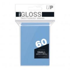 PRO-Gloss 60ct Small Deck Protector® sleeves: Light Blue