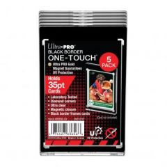 35PT Black Border UV ONE-TOUCH Magnetic Holder (5 count retail pack)