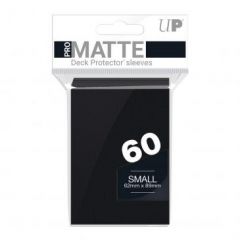 PRO-Matte 60ct Small Deck Protector® sleeves: Black