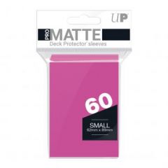 PRO-Matte 60ct Small Deck Protector® sleeves: Bright Pink