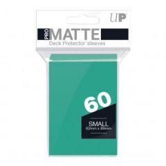 PRO-Matte 60ct Small Deck Protector® sleeves: Aqua