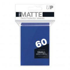 PRO-Matte 60ct Small Deck Protector® sleeves: Blue