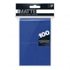 PRO-Matte 100ct Standard Deck Protector® sleeves: Blue