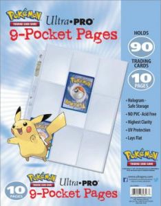 PokĂ©mon 9-Pocket Pages - 10 Pack (Bulk)