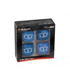 Deluxe 22MM Blue Mana Loyalty Dice Set for Magic: The Gathering