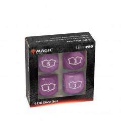 Deluxe 22MM Black Mana Loyalty Dice Set for Magic: The Gathering