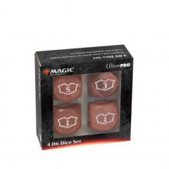 Deluxe 22MM Red Mana Loyalty Dice Set for Magic: The Gathering