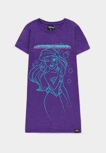 Disney Fearless Princess (Kids) - Ariel Girls Short Sleeved T-shirt Dress - 146/152