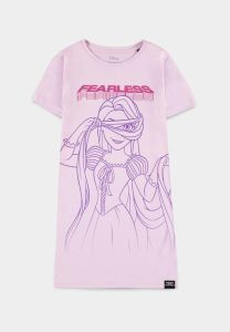Disney Fearless Princess (Kids) - Rapunzel Girls Short Sleeved T-shirt Dress - 134/140