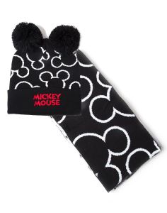Mickey Mouse - Mickey Silhouette Beanie & Scarf Giftset