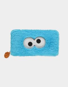 Sesamestreet - Cookie Monster Fur Zip Around Wallet