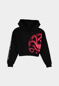 GOT - House of the Dragon - Women's Cropped Hoodie - L