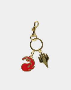 Magic: The Gathering - Red Mana Metal Keychain