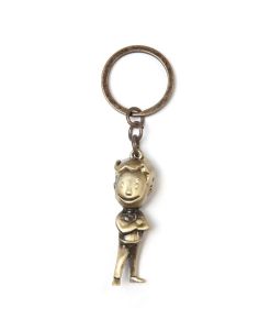 Fallout - Golden Vault Boy 3D Metal Keychain