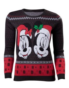 Disney - Mickey & Minnie Christmas Women's Sweatshirt - XS