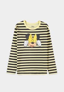 Disney - Minnie Mouse - Girls Striped Crew Sweater - 134/140