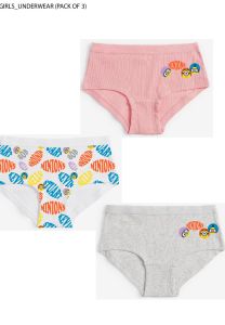 Minions - Underwear 3 Pack - Young Girls - 7/8 yrs